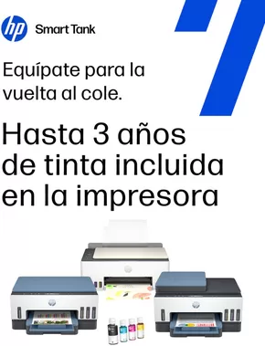 Catálogo HP en Illescas | Hasta 3 años de tinta incluída en la impresora | 2025-08-27T00:00:00.000Z - 2025-09-30T00:00:00.000Z