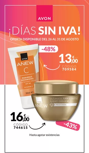Catálogo AVON | ¡DÍAS SIN IVA! | 2025-08-27T00:00:00.000Z - 2025-08-31T00:00:00.000Z
