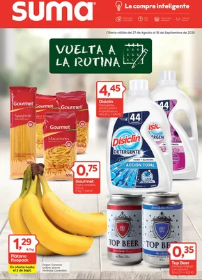 Oferta válida del 27 de Agosto al 16 de Septiembre de 2025
