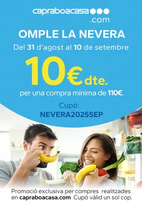 Catálogo Caprabo en Peligros | Omple la nevera | 2025-08-31T00:00:00.000Z - 2025-09-10T00:00:00.000Z