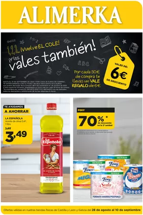 Catálogo Alimerka en Ponferrada | Quincenal - Alimerka | 2025-08-28T00:00:00.000Z - 2025-09-10T00:00:00.000Z