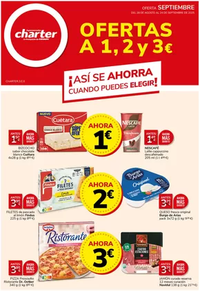 Catálogo Supermercados Charter en Catarroja | OFERTAS A 1, 2 y 3€ | 2025-08-28T00:00:00.000Z - 2025-09-24T00:00:00.000Z
