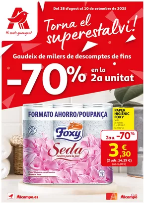 Catálogo Alcampo en Barberà del Vallés | Del 28 d’agost al 10 de setembre de 2025 | 2025-08-29T00:00:00.000Z - 2025-09-10T00:00:00.000Z