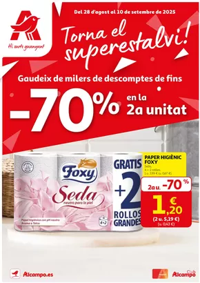 Del 28 d’agost al 10 de setembre de 2025