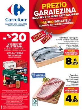 Catálogo Carrefour en Oiartzun | VOLANDERA SEPTIEMBRE (Alimentación, Bazar, Textil y Electrónica) | 2025-09-04T00:00:00.000Z - 2025-09-10T00:00:00.000Z
