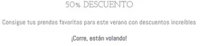 50% de descuento