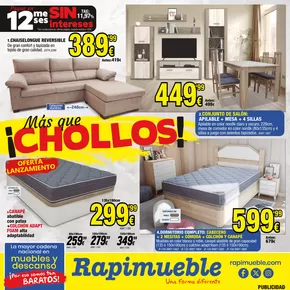 Catálogo Rapimueble | Más que ¡CHOLLOS! | 2025-09-02T00:00:00.000Z - 2025-10-31T00:00:00.000Z
