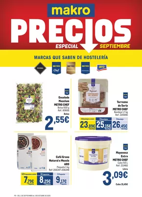 Catálogo Makro en Barberà del Vallés | Makro Precios Cataluña | 2025-09-02T00:00:00.000Z - 2025-10-05T00:00:00.000Z