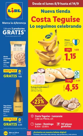 Catálogo Lidl | Nueva tienda | 2025-09-08T00:00:00.000Z - 2025-09-14T00:00:00.000Z