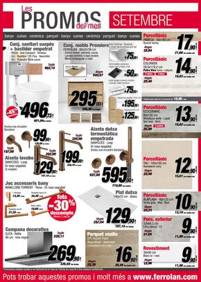 Les Promos del mes Setembre