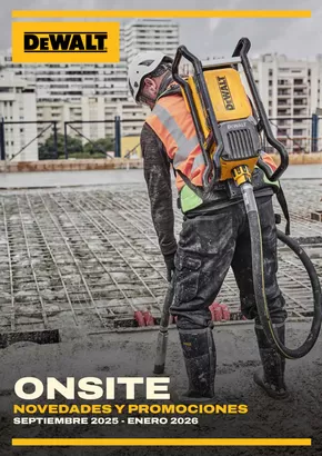 Catálogo Dewalt | ONSITE NOVEDADES Y PROMOCIONES | 2025-09-02T00:00:00.000Z - 2025-12-31T00:00:00.000Z