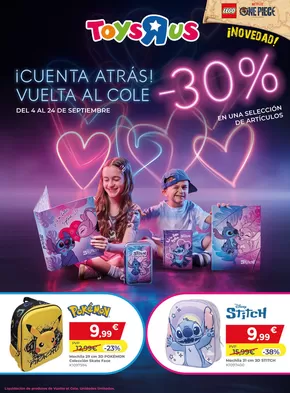 Catálogo ToysRus en Castalla | ¡Cuenta atrás! Vuelta al cole | 2025-09-04T00:00:00.000Z - 2025-09-24T00:00:00.000Z