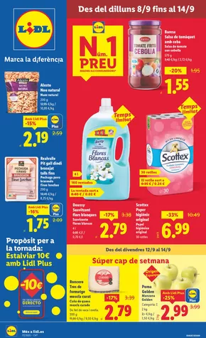Catálogo Lidl en Figueres | № 1 PRECIO - Ofertas válidas del 08/09 al 14/09 | 2025-09-08T00:00:00.000Z - 2025-09-14T00:00:00.000Z