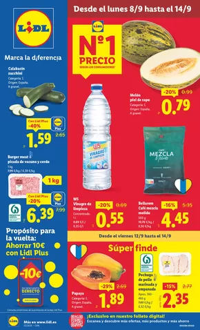 Catálogo Lidl en San Bartolomé de Tirajana | № 1 PRECIO - Ofertas válidas del 08/09 al 14/09 | 2025-09-08T00:00:00.000Z - 2025-09-14T00:00:00.000Z