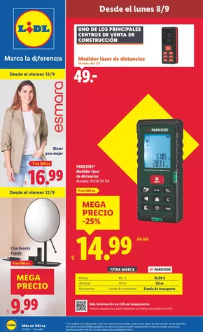 ¡Bazar Lidl! Ofertas válidas del 08/09 al 14/09