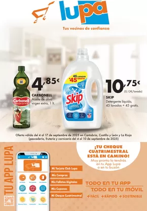 Catálogo Supermercados Lupa en Berriz | Tus vecinos de confianza | 2025-09-04T00:00:00.000Z - 2025-09-17T00:00:00.000Z