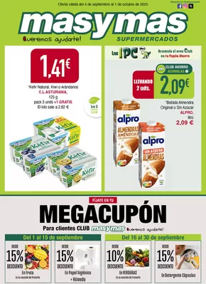 Oferta válida del 4 de septiembre al 1 de octubre de 2025