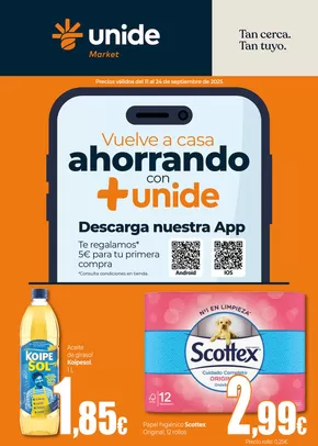 Tan cerca. Tan tuyo. UNIDE Market Península