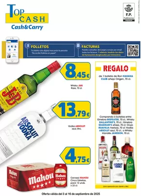 Oferta válida del 3 al 16 de septiembre de 2025