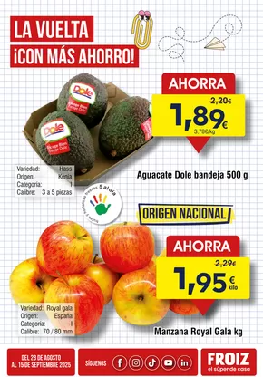 Catálogo Froiz en Celanova | Froiz Oferta semanal | 2025-09-04T00:00:00.000Z - 2025-09-15T00:00:00.000Z