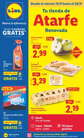 Catálogo Lidl | Tu tienda de Atarfe | 2025-09-12T00:00:00.000Z - 2025-09-20T00:00:00.000Z
