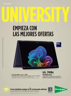 Catálogo El Corte Inglés en Cartagena | Empieza con las mejores ofertas | 2025-09-09T00:00:00.000Z - 2025-09-17T00:00:00.000Z