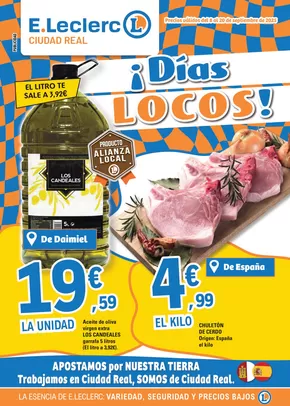 Catálogo E.Leclerc | ¡Días LOCOS! | 2025-09-10T00:00:00.000Z - 2025-09-20T00:00:00.000Z