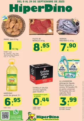 Catálogo HiperDino en Los Barrios | Ofertas desde el 9 de septiembre | 2025-09-09T00:00:00.000Z - 2025-09-24T00:00:00.000Z