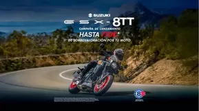 Campaña de lanzamiento para la suzuki gsx-8tt