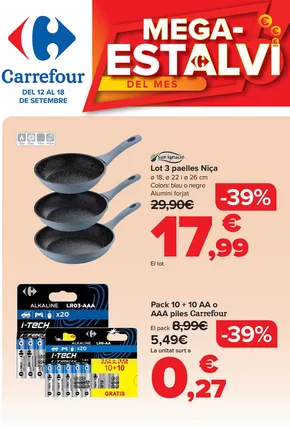 Catálogo Carrefour en Barcelona | BAZAR- CASA HOGAR | 2025-09-12T00:00:00.000Z - 2025-09-18T00:00:00.000Z