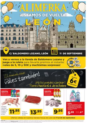 Catálogo Alimerka | ¡Estamos De Vuelta! | 2025-09-11T00:00:00.000Z - 2025-09-20T00:00:00.000Z