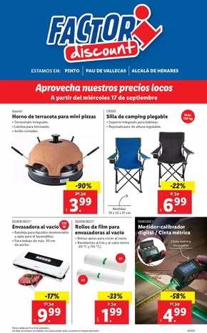 Factori discount - Ofertas válidas del 15/09 al 21/09