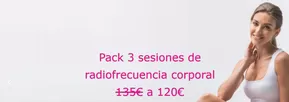 Pack 3 sesiones de radiofrecuencia corporal