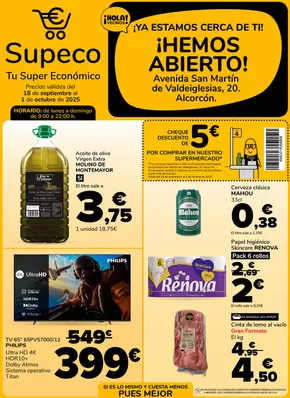 Catálogo Supeco en Nonduermas | Supeco, tu super económico | 2025-09-18T00:00:00.000Z - 2025-10-01T00:00:00.000Z