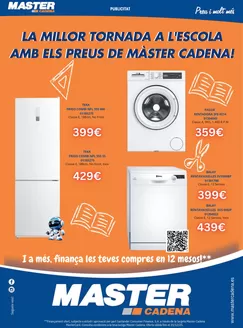 Catálogo Master Cadena | La Millor Tornada A L'escola Amb Els Preus De Màster Cadena! | 2025-09-12T00:00:00.000Z - 2025-12-31T00:00:00.000Z