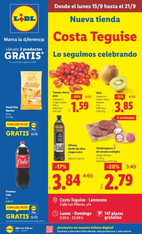 Catálogo Lidl en Arrecife | Nueva tienda | 2025-09-15T00:00:00.000Z - 2025-09-21T00:00:00.000Z