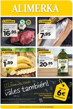 Ofertas válidas en Asturias del 15 al 21 de septiembre