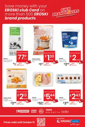 Catálogo Eroski en Madrid | Brand lovers and savers | 2025-09-25T00:00:00.000Z - 2025-10-15T00:00:00.000Z
