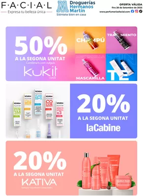 Catálogo Perfumerías Facial en Mollerussa | Grup Bomari! Promocions Fragàncies, Higiene, Bellesa i més. | 2025-09-15T00:00:00.000Z - 2025-09-28T00:00:00.000Z