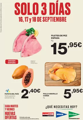 Catálogo Supercor | Solo 3 Días | 2025-09-16T00:00:00.000Z - 2025-09-18T00:00:00.000Z