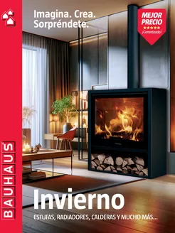 Catálogo BAUHAUS en Castelldefels | Invierno. Estufas, radiadores, calderas y mucho más | 2025-09-16T00:00:00.000Z - 2025-12-31T00:00:00.000Z