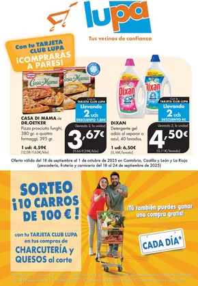 Catálogo Supermercados Lupa en Barcelona | Tus vecinos de confianza | 2025-09-18T00:00:00.000Z - 2025-10-01T00:00:00.000Z