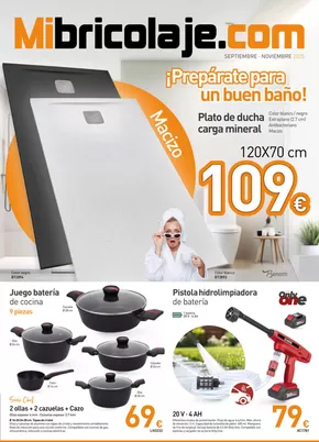 Catálogo Mi Bricolaje | ¡Prepárate para un buen baño! | 2025-09-17T00:00:00.000Z - 2025-11-30T00:00:00.000Z