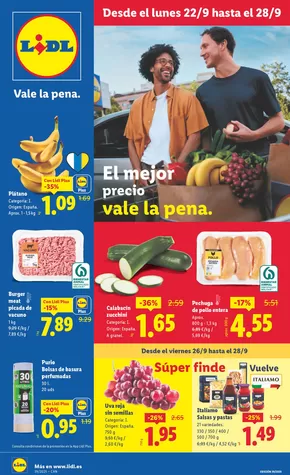 Catálogo Lidl en Adeje | № 1 PRECIO - Ofertas válidas del 22/09 al 28/09 | 2025-09-22T00:00:00.000Z - 2025-09-28T00:00:00.000Z
