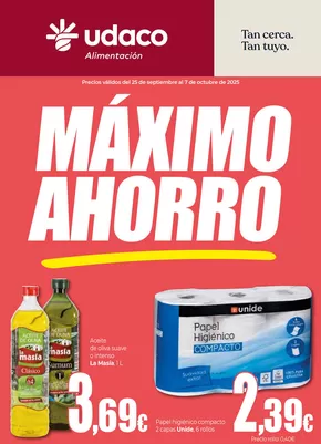  Máximo Ahorro en UDACO 