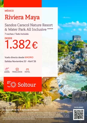 Catálogo Soltour | Riviera Maya | 2025-11-25T00:00:00.000Z - 2026-04-26T00:00:00.000Z