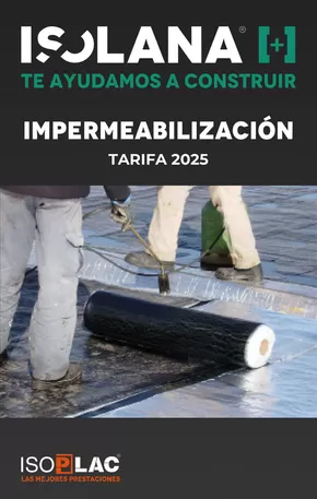 Catálogo Isolana | IMPERMEABILIZACIÓN – TARIFA ISOLANA 2025 | 2025-09-19T00:00:00.000Z - 2025-12-31T00:00:00.000Z