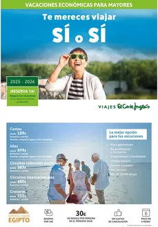 Catálogo Viajes El Corte Inglés en San Fernando de Henares | Mayores | 2025-09-19T00:00:00.000Z - 2026-12-31T00:00:00.000Z