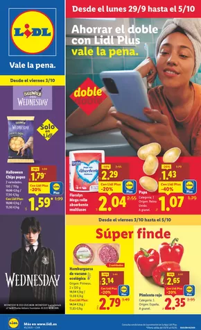 Catálogo Lidl en Santa Úrsula | № 1 PRECIO - Ofertas válidas del 29/09 al 05/10 | 2025-09-29T00:00:00.000Z - 2025-10-05T00:00:00.000Z