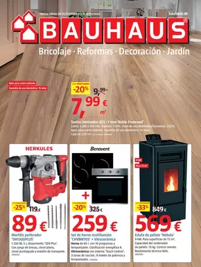 Catálogo BAUHAUS en Avilés | Bricolaje, reformas, decoración y jardín | 2025-09-25T00:00:00.000Z - 2025-10-22T00:00:00.000Z